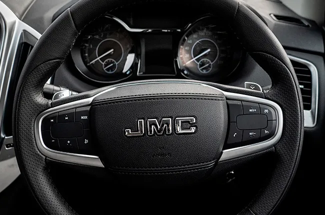 Vigus Pro steering wheel in detail plus speedometer