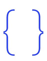 { }